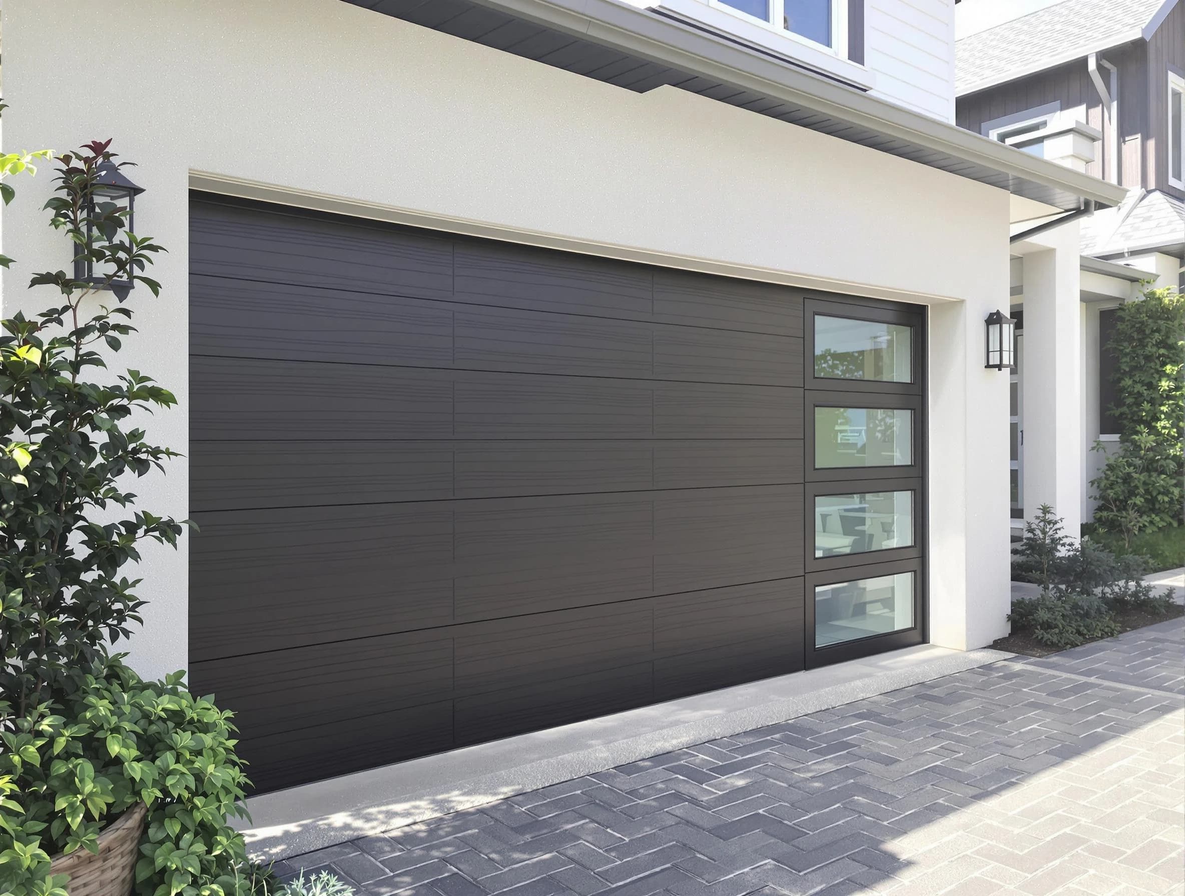 Custom garage door installation by Hillside Garage Door Repair in Hillside