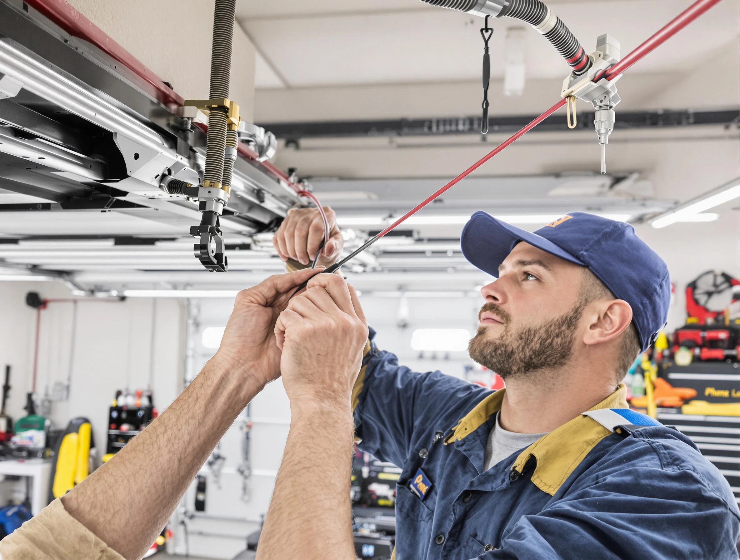 Garage Door Cable Repair in Hillside
