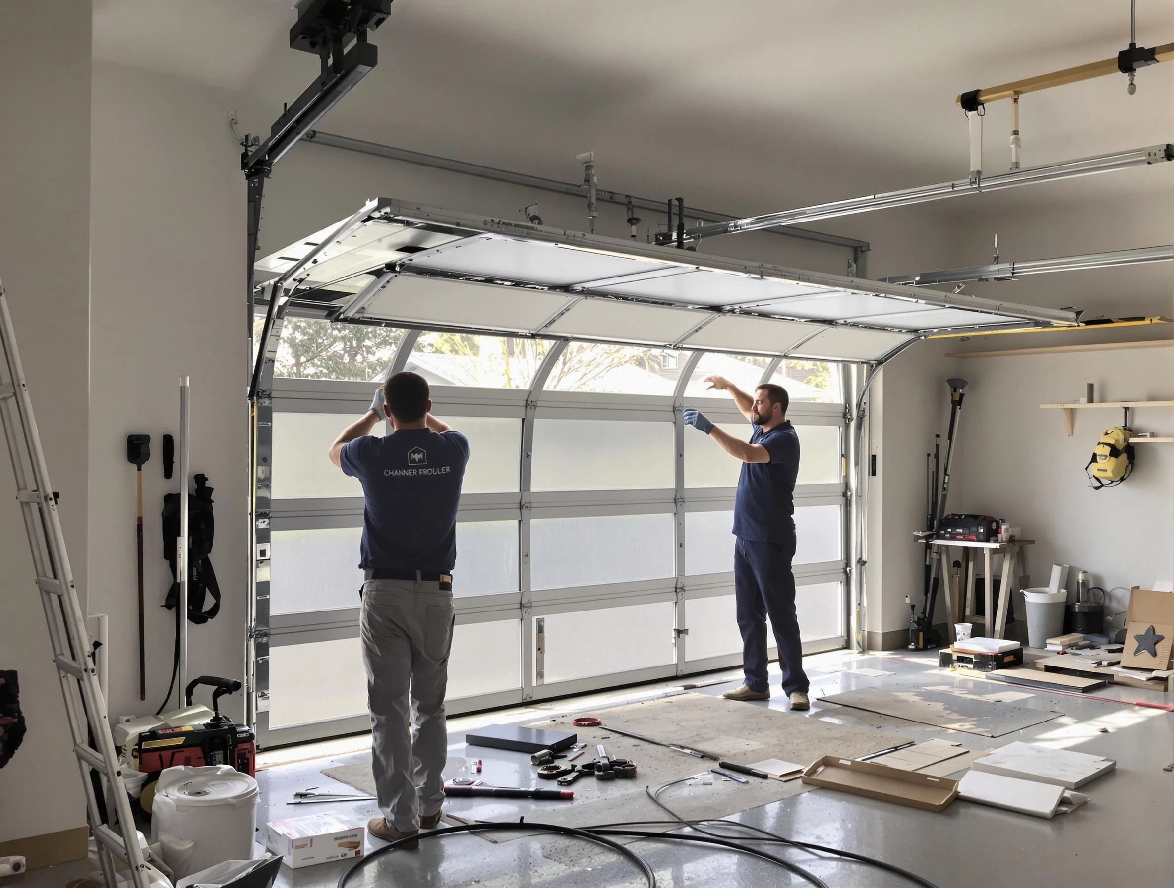 Garage Door Replacement in Hillside