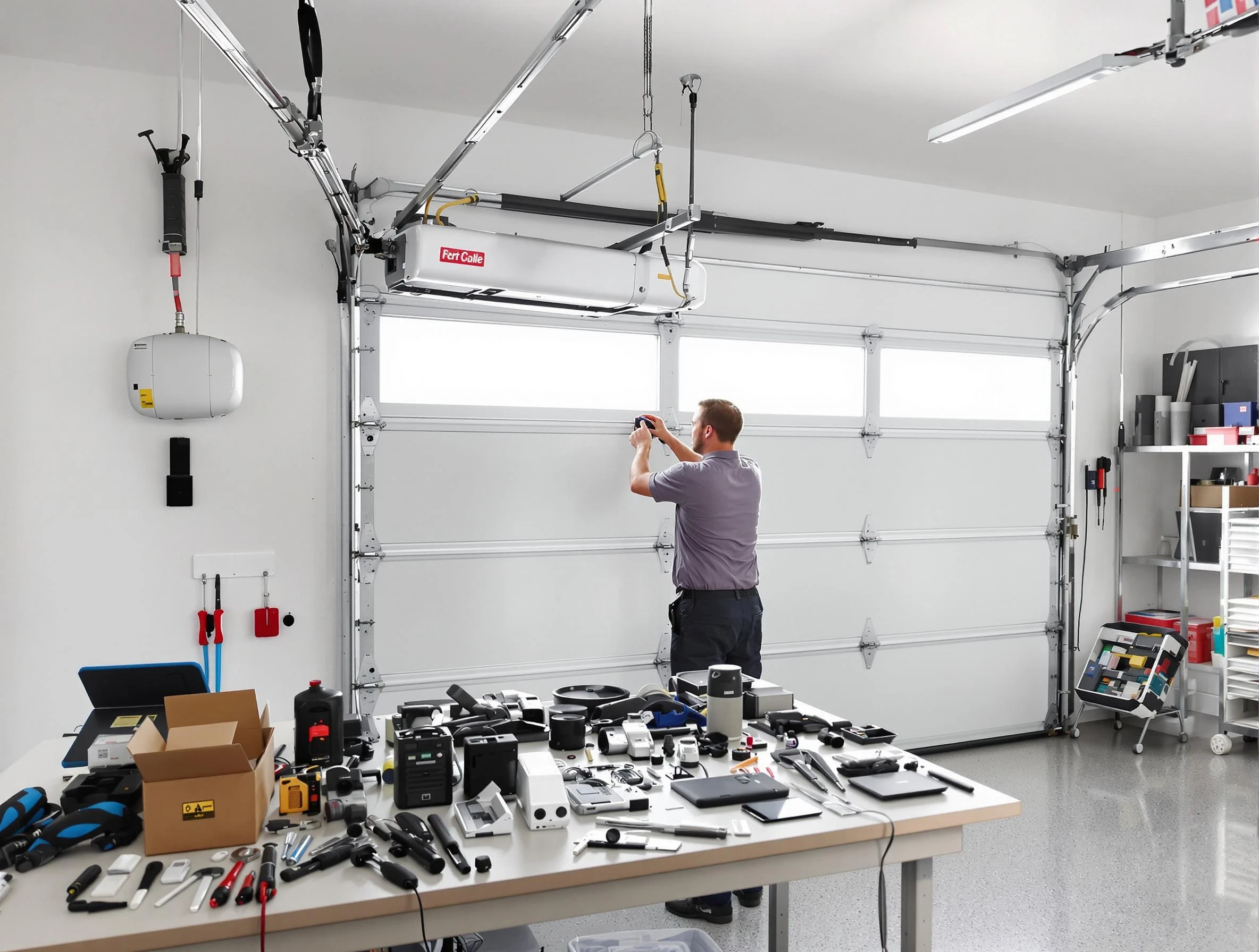 Garage Door Opener Repair in Hillside