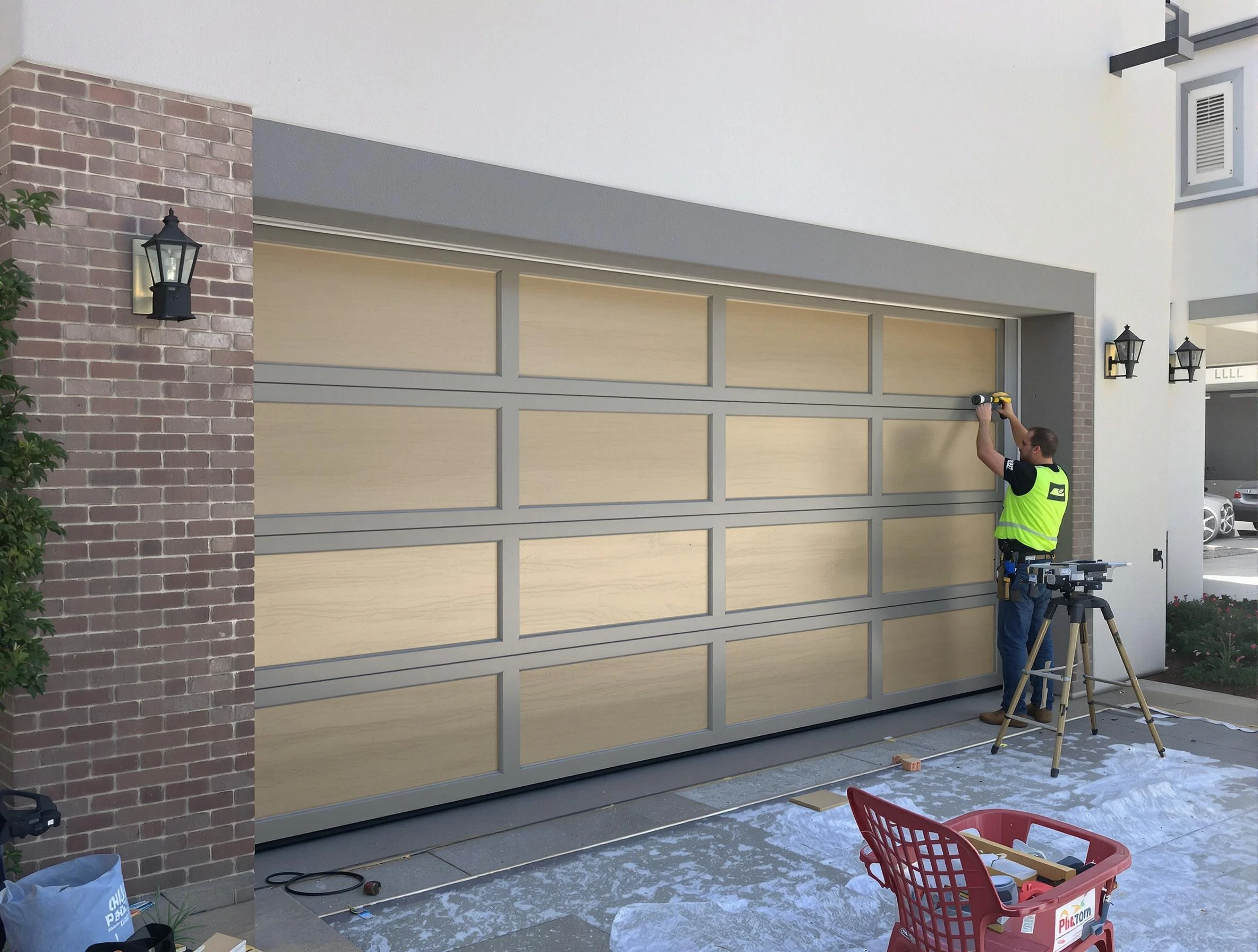 Garage door replacement service by Hillside Garage Door Repair in Hillside