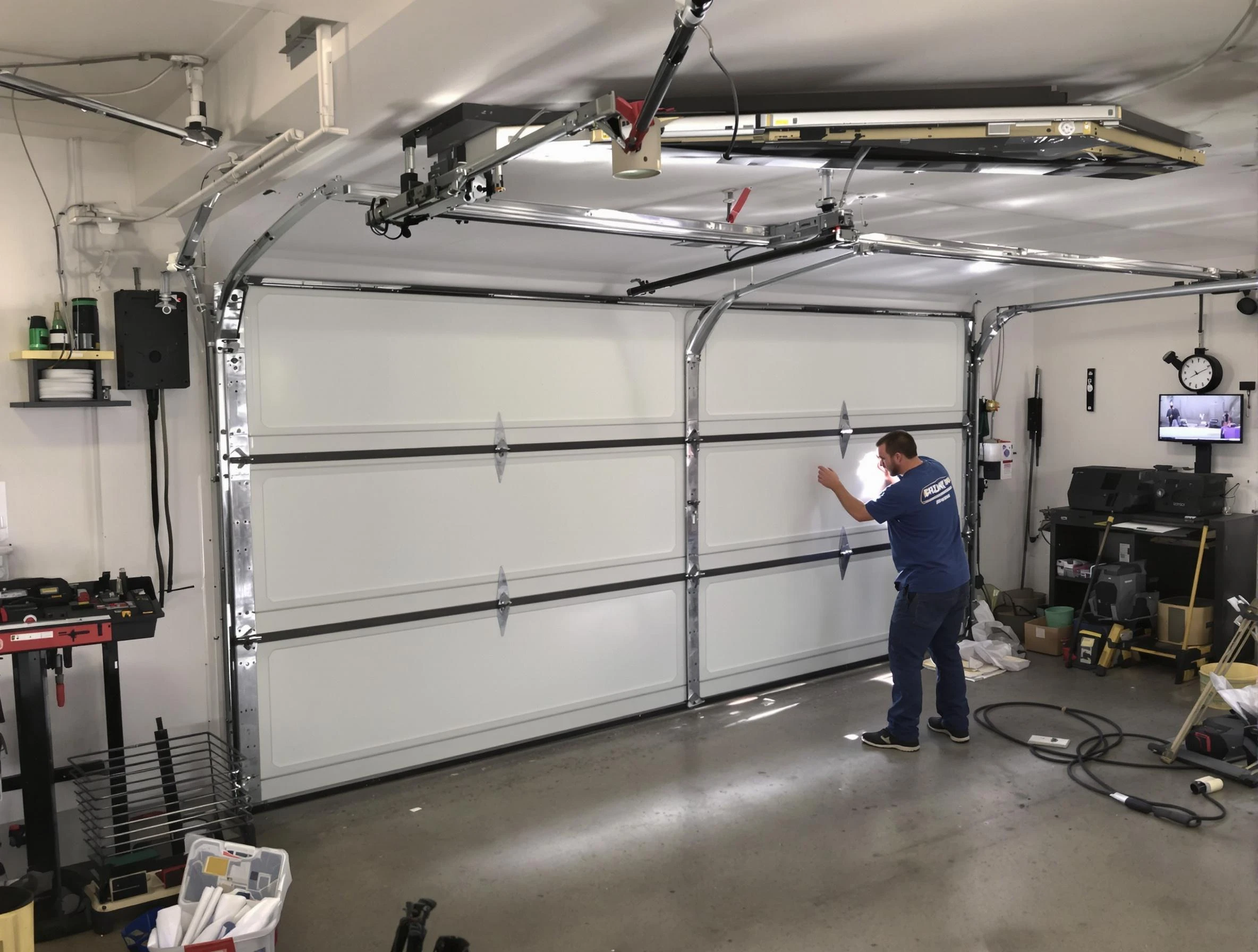 Professional garage door repair service by Hillside Garage Door Repair in Hillside
